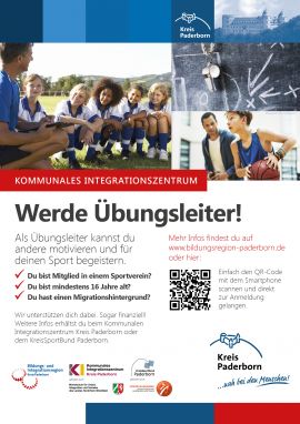 Kommunales Integrationszentrum und KreisSportBund Paderborn möchten junge Menschen mit Migrationshintergrund für Sportvereine gewinnen